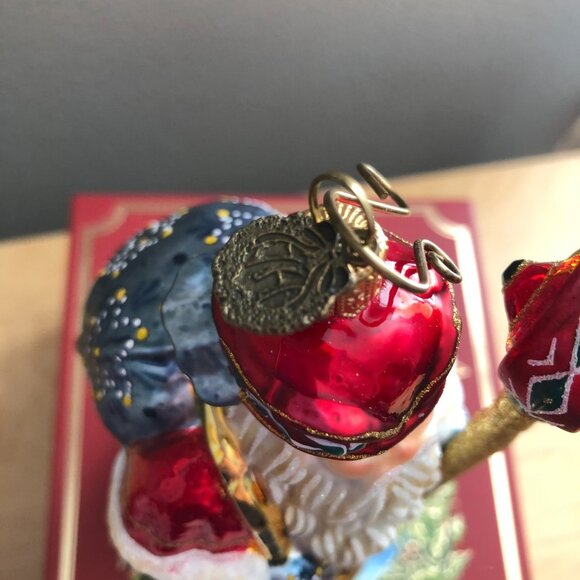 John Huras Santa Christmas Celebration Glass Ornament Neiman Marcus 20081 - Picture 4 of 12